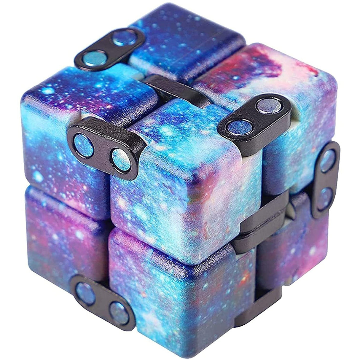 Stresszoldó kocka, Fidget játék, Végtelen varázskocka, Galaxis