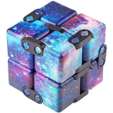 Stresszoldó kocka, Fidget játék, Végtelen varázskocka, Galaxis