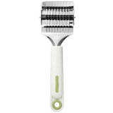 Dispozitiv de taiat Taietei, Vivimall, din Plastic cu Inox Razatoare, Curatator de Legume-Fructe, Maner Anti Alunecare, 22 x 6.5 cm Alb - vivimall.ro