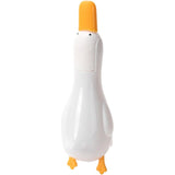 Cleste Multifunctional, Flippy, 2in1, Cleste pentru Parul Cazut si Mini Racleta pentru Depuneri, din ABS, Model Rata, Alb