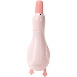 Cleste Multifunctional, Flippy, 2in1, Cleste pentru Parul Cazut si Mini Racleta pentru Depuneri, din ABS, Model Rata, Roz