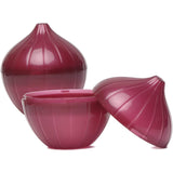 Cutie Alimentara, Vivimall, Model Ceapa, din Plastic, 11 x 11 x 12 cm, 500 ml, Rosu - vivimall.ro