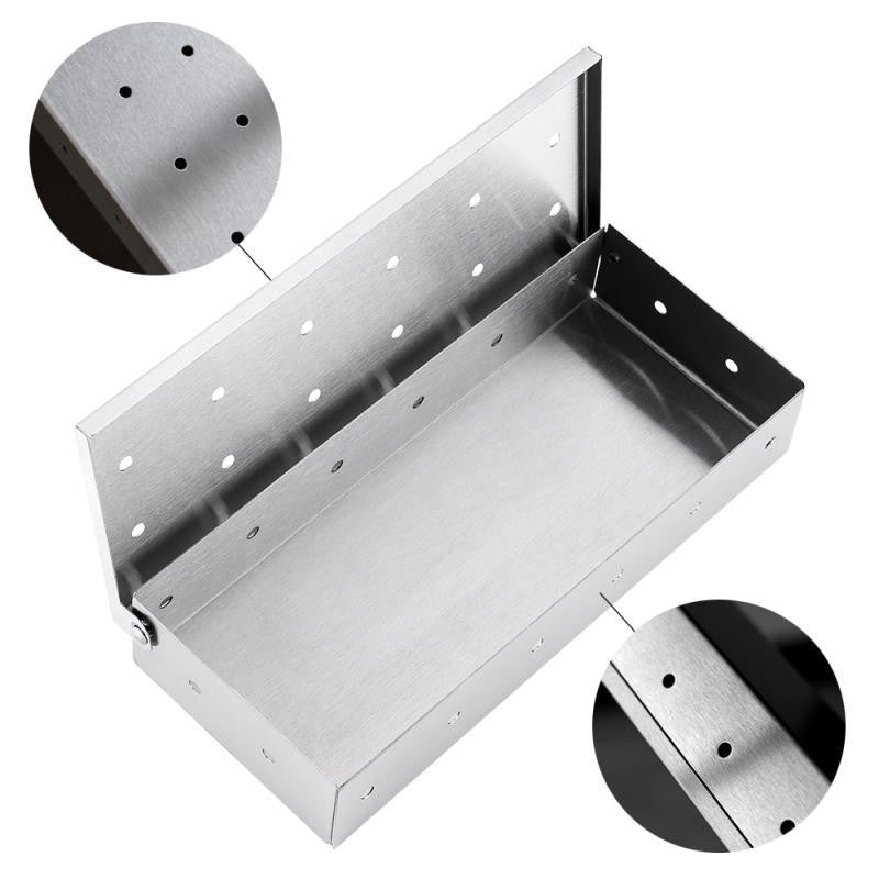 Cutie Afumător Grătar Inox 22cm | GrillMaster - vivimall.ro
