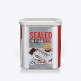 Cutie de Depozitare Alimente, Vivimall, 1.5L, Capac Alb, din ABS+Silicon, 14.5 x 9 x 16.7 cm, Transparent - vivimall.ro