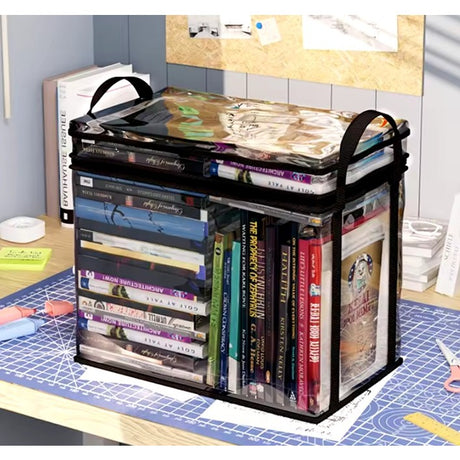 Cutie De Depozitare Din PVC Textil, Rezistentă La Apă, Geantă Pentru Cărți, 38x24x32 cm - vivimall.ro
