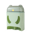 Cutie de Depozitare, Vivimall, Montare Perete, Adeziv, Fara Perfoare, din ABS, Model Urs, 18 x 11 x 25 cm, Verde - vivimall.ro