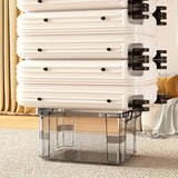 Cutie De Depozitare, Vivimall, Tip Valiza, pentru Alimente, Jucarii, Accesorii, Transparent-Gri, Marime L, 38.5x27.5x22 cm - vivimall.ro