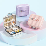 Cutie de Depozitare pentru Pastile, Vivimall, Cutie de depozitare Medicamente, Cutie de depozitare Vitamine, Suplimente, pentru Fete, din Plastic cu indice zi, Roz - vivimall.ro