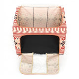 Cutie De Depozitare Pliabila 66L Motiv Traditional | StyleBox 3 - vivimall.ro