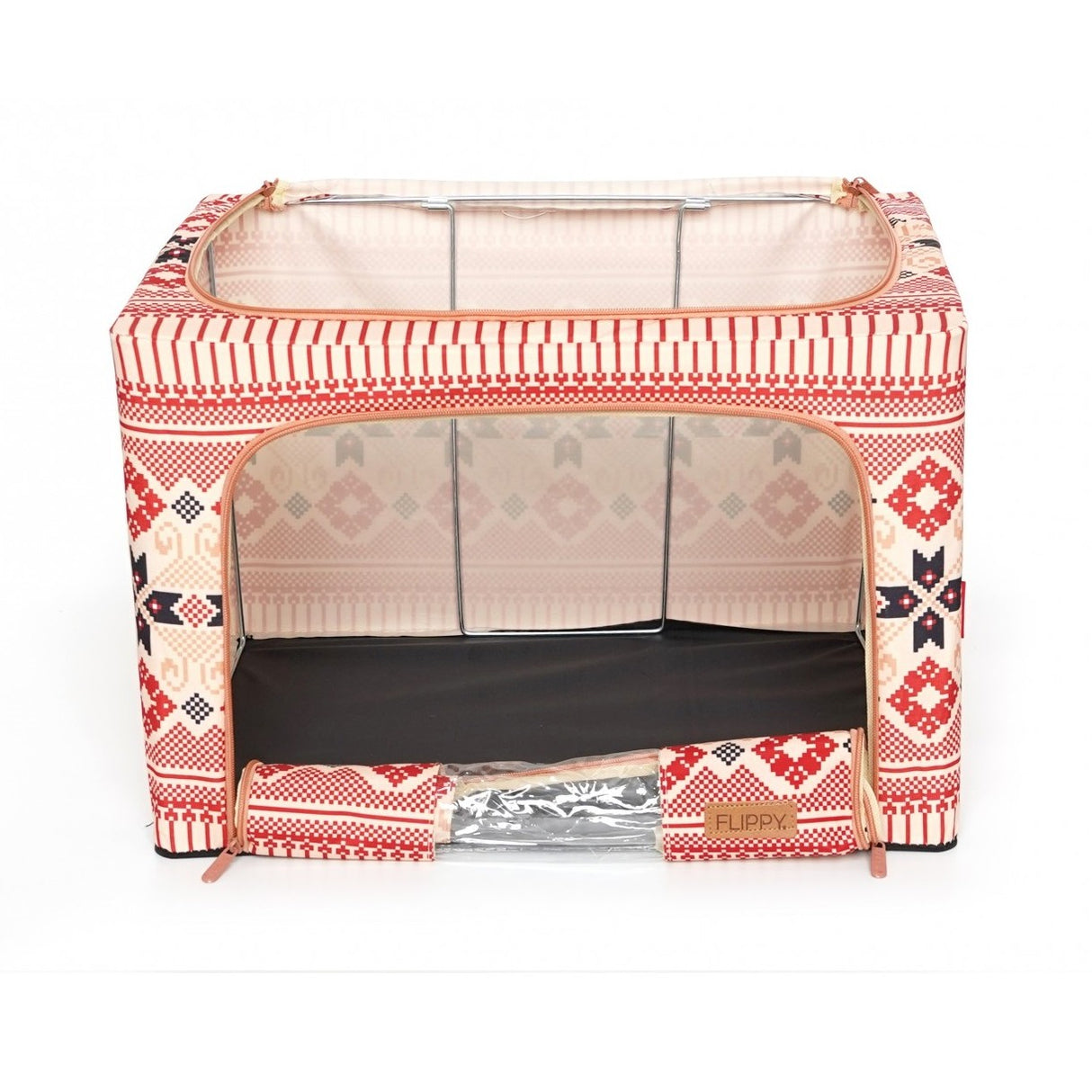Cutie De Depozitare Pliabila 66L Motiv Traditional | StyleBox 3 - vivimall.ro