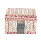 Cutie De Depozitare Pliabila 66L Motiv Traditional | StyleBox 3 - vivimall.ro