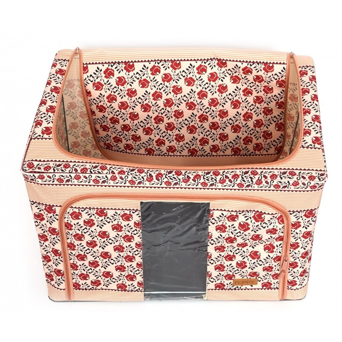 Cutie De Depozitare Pliabila 66L Motiv Traditional | StyleBox 3 - vivimall.ro
