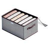 Cutie Depozitare, Vivimall, Capac Transparent, Model In Carouri, Model Mic, Maro - vivimall.ro