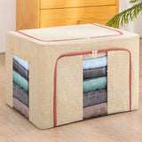 Cutie De Depozitare Pliabila 100L Crem | StyleBox 7
