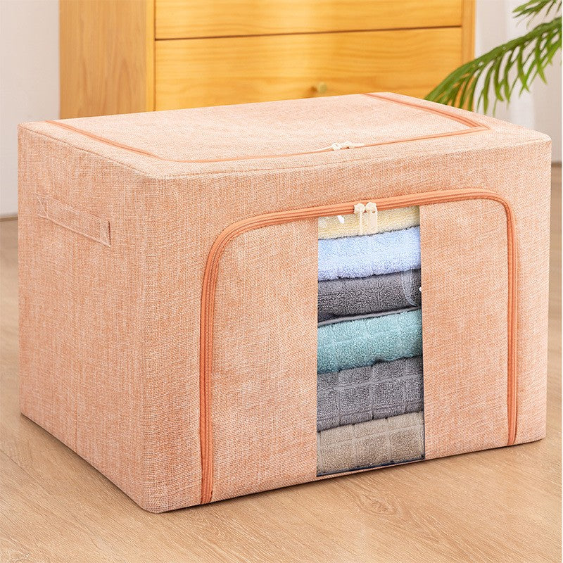 Cutie De Depozitare Pliabila 66L Roz Pudrat | StyleBox 6