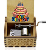 Cutie Muzicala Manuala Flippy, Lemn, Melodia "Happy Birthday", Portabila, , 6 x 5 x 4.2 cm - vivimall.ro