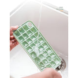 Set Cutie pentru Gheata, Vivimall, Uz Casnic, 1 Tavita pentru Cuburi, Capac Etans, Lopata, 23.5x13.3x10 cm, Verde - vivimall.ro