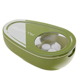 Cutie Taiat Pastile si Depozitare Medicamente, Vivimall, Verde, 8x5x2.65 cm, Compacta si Portabila, Ideala Pentru Calatorii - vivimall.ro