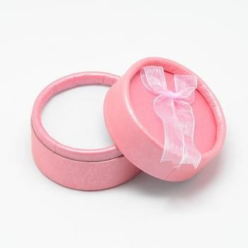Cutiuta Cadou Rotunda Roz diametru 5cm - vivimall.ro