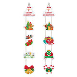 Set 2 Decoratiuni de Craciun, Vivimall, de Agatat, pentru Usa, Sfoara Inclusa, 21 cm/28 cm, din Hartie 350g, Multicolor - vivimall.ro