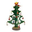 Decoratiune Craciun, Brad, Verde, 8 cavitati cu ornamente, 18.5 cm x 25 cm, Lemn, Vivimall - vivimall.ro