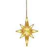 Decoratiune de Craciun Luminoasa in forma de Fulg, cu Ventuza, Alb Cald - vivimall.ro