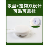 Decoratiune de Craciun Luminoasa in forma de Ingeras 21x12 cm, cu Ventuza, Alb Cald, Vivimall - vivimall.ro