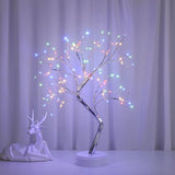 Decoratiune Luminoasa Arbore cu Baterii + USB, 108 LED-uri, multicolor - vivimall.ro