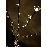 Decoratiune Luminoasa, Crenguta, Cu Baterii, 72 Led -Uri, Flori
