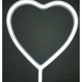 Decoratiune Luminoasa cu Baterii Inima Alb Rece - vivimall.ro