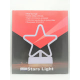 Decoratiune Luminoasa cu Baterii Stea 25 cm Alb Rece - vivimall.ro