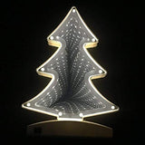 Decoratiune Luminoasa cu Baterii/USB Model Brad 20 cm Alb Cald - vivimall.ro