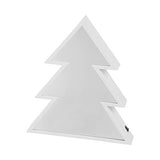 Világító dekoráció elemekkel/USB-vel, fenyő modell, 20 cm