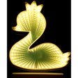 Decoratiune Luminoasa cu Baterii/USB Model Ratusca Alb Cald 17 cm - vivimall.ro