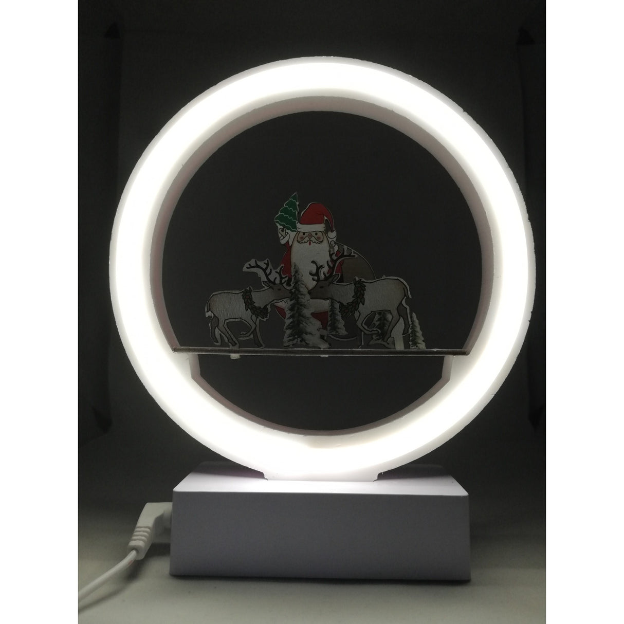 Világító Dekoráció Elemmel/USB-vel Neon Karácsonyra 20 Cm Menő