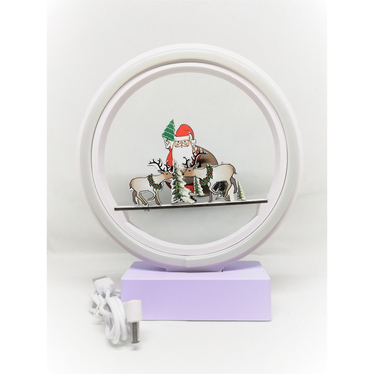 Világító Dekoráció Elemmel/USB-vel Neon Karácsonyra 20 Cm Menő