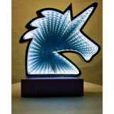 Világító Dekoráció Elemmel/USB-vel Neon Unikornis Modell Menő 20 Cm