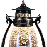 Decoratiune Luminoasa, Felinar De Craciun, Cu Lumina Led, Ornament , Cu Maner - vivimall.ro