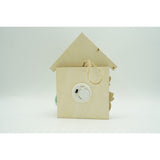 Decoratiune luminoasa, Vivimall, Mos Craciun, maro, lungime: 13 cm, latime: 5 cm, inaltime: 17 cm, lemn, interior/exterior - vivimall.ro