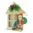 Decoratiune luminoasa, Vivimall, Mos Craciun, maro, lungime: 13 cm, latime: 5 cm, inaltime: 17 cm, lemn, interior/exterior - vivimall.ro