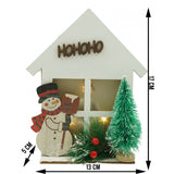 Decoratiune luminoasa, Vivimall,  Om de zapada, alb, lungime: 13 cm, latime: 5 cm, inaltime: 17 cm, lemn, interior/exterior - vivimall.ro