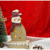 Decoratiune luminoasa, Vivimall, Om de zapada, maro, lungime: 10 cm, latime: 5 cm, inaltime: 19 cm, lemn, interior/exterior - vivimall.ro