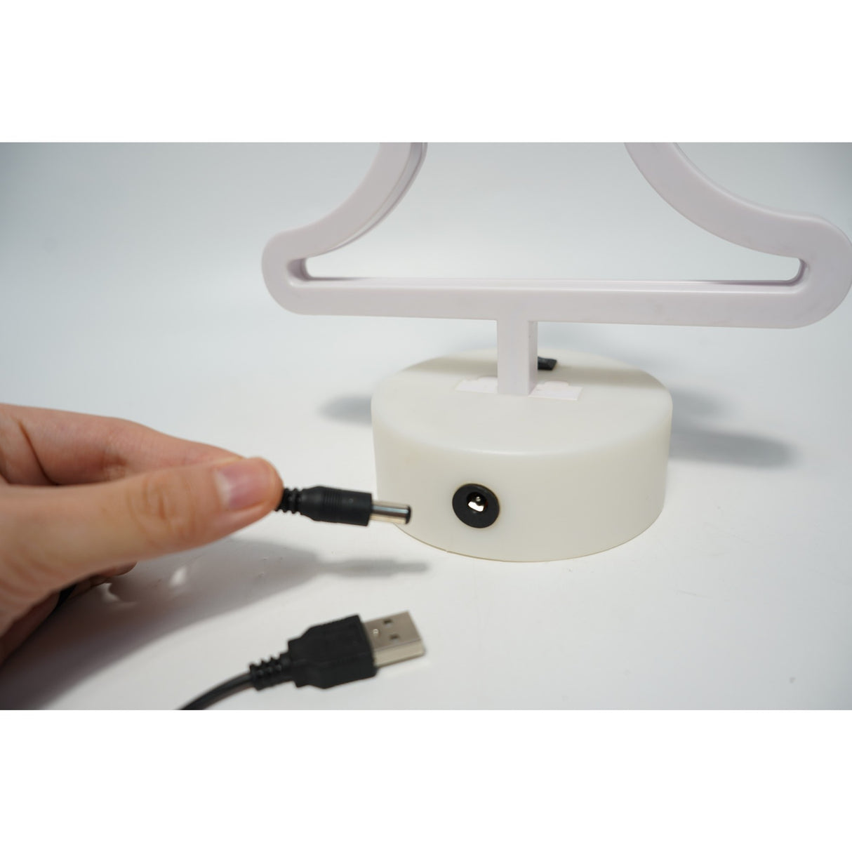 Világító dekoráció, karácsonyfa típusú, elemekkel/USB-vel