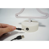 Világító dekoráció, karácsonyfa típusú, elemekkel/USB-vel