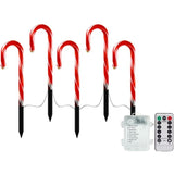 Decoratiune luminoasa pentru Craciun, Acadele, pentru exterior, incarcare solara, 28 cm - vivimall.ro