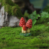 Decoratiune Ornament pentru Ghiveci, Flippy, Decoratiune pentru Gradina, Model 3 Ciuperci Rosii cu Tulpina Galbena, 3.2 x 4.5 cm, Rosu - vivimall.ro