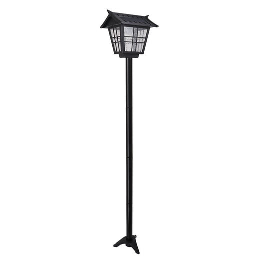 Lampa solara de tip stalp pentru gradina, Vivimall, Alb Rece - vivimall.ro