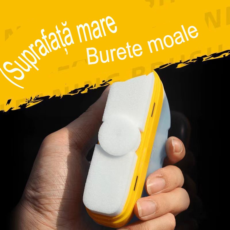 Degresant pentru Masina, Vivimall, pentru Geamuri, Oglinda Retrovizoare, Parbriz, Agent de Curatare Puternic pentru Indepartarea Stratului de Murdarie, 120 ml, Alb-Galben - vivimall.ro