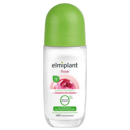 Deodorant Antiperspirant Roll-On, Elmiplant, Rose Elixir, 50 ml - vivimall.ro