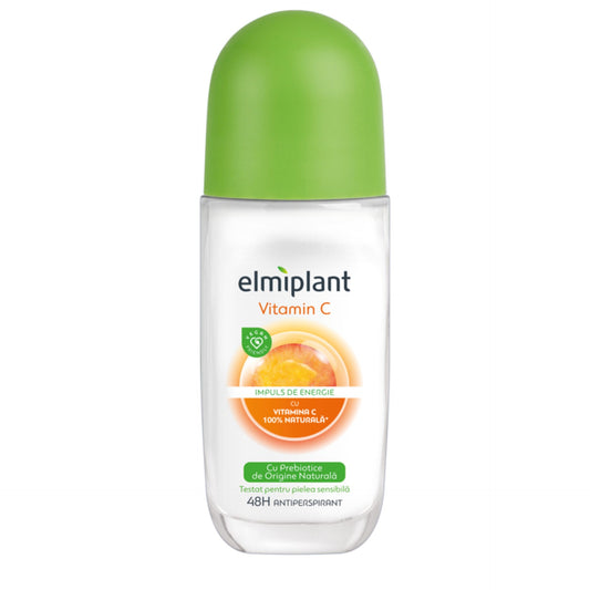 Deodorant Antiperspirant Roll-On, Elmiplant, Vitamin C, 50 ml - vivimall.ro
